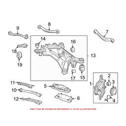 Genuine Mercedes-Benz Suspension Crossmember Stop 2043520146